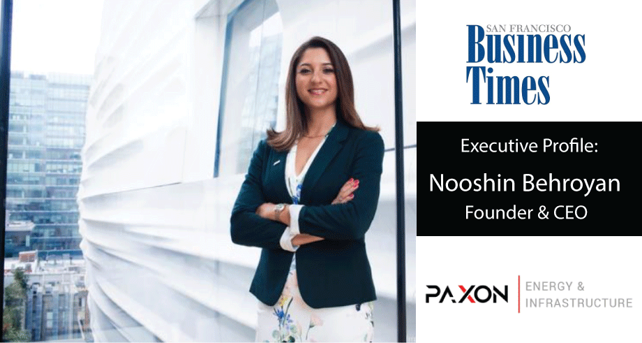 SF Business Times Executive Profile Features Paxon’s Nooshin Behroyan